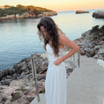 Mia Maxi Kjole - Hvid - ByStenholt.dk