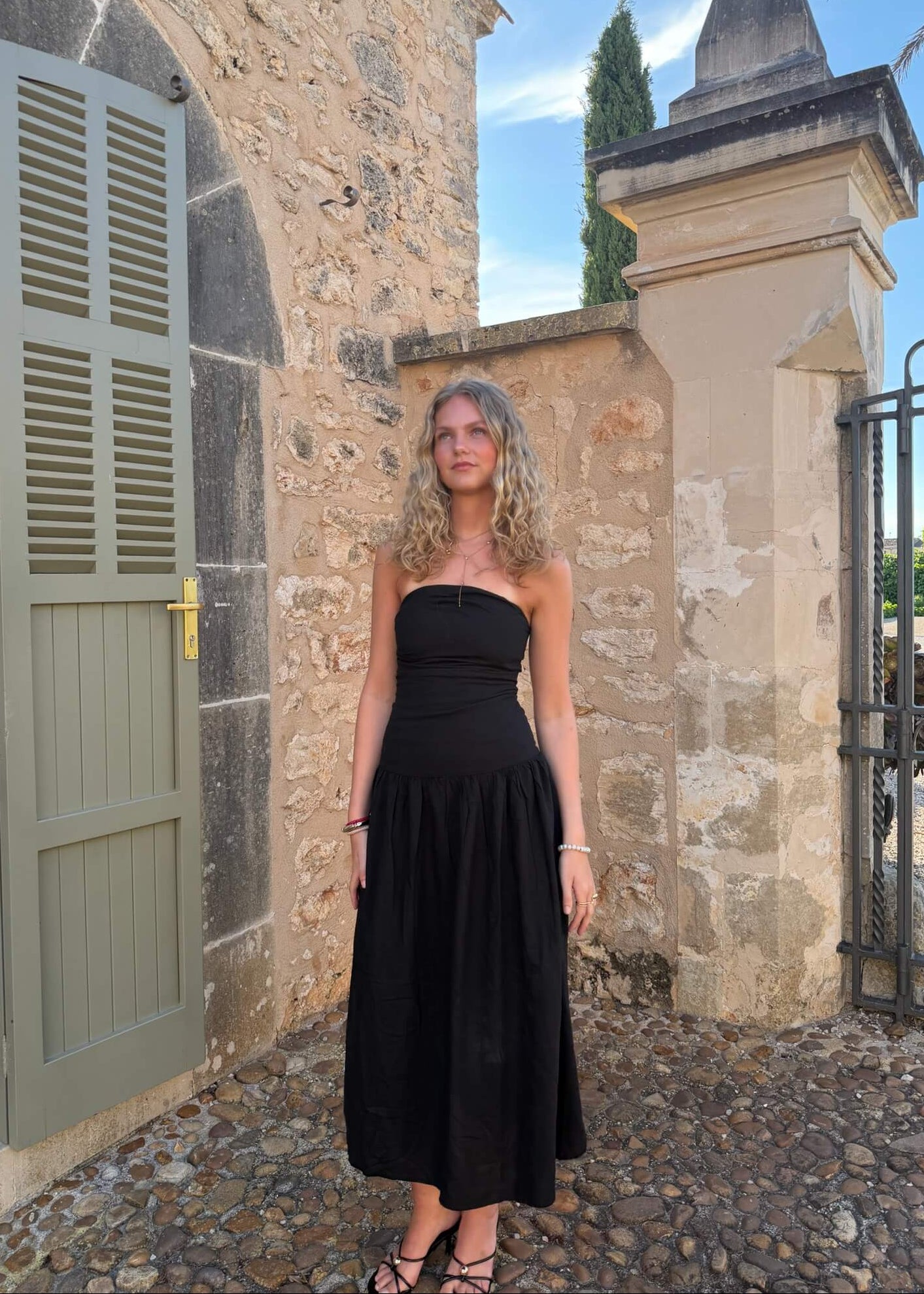 Mia Maxi Kjole - Sort - ByStenholt.dk