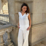 Mile Top - Hvid - ByStenholt.dk