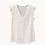 Mile Top - Hvid - ByStenholt.dk