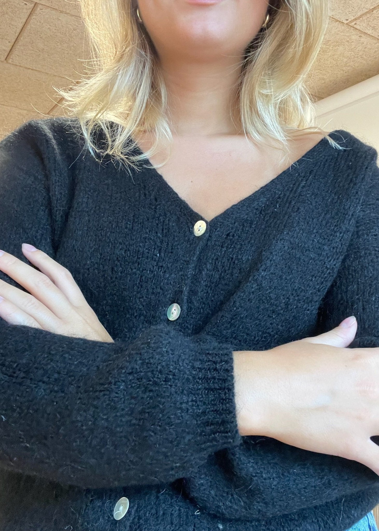 Mohair Cardigan - Sort - ByStenholt.dk