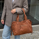 New York Taske - Camel - ByStenholt.dk