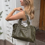 New York Taske - Grøn - ByStenholt.dk