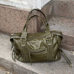 New York Taske - Grøn - ByStenholt.dk