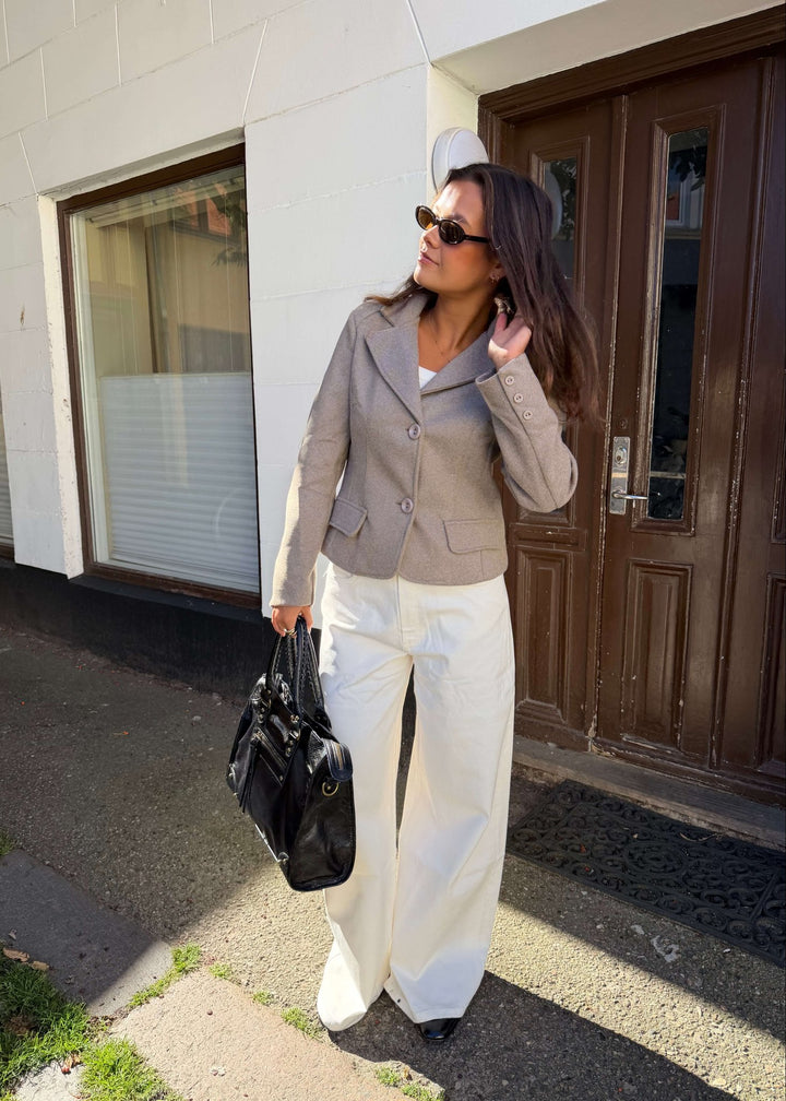 Nola Jeans - Hvid - ByStenholt.dk