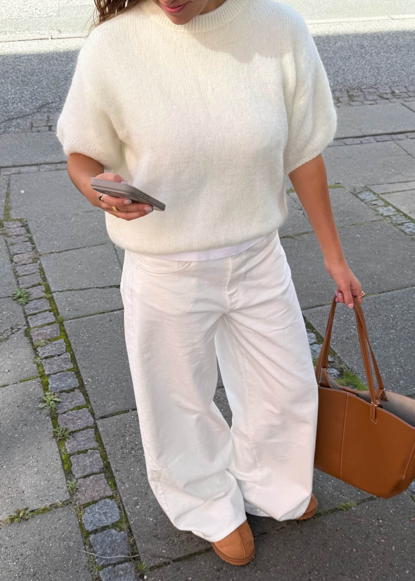 Nola Jeans - Hvid - ByStenholt.dk