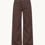Nola Jeans - Mørkebrun - ByStenholt.dk
