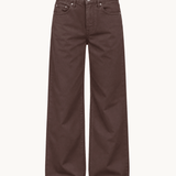 Nola Jeans - Mørkebrun - ByStenholt.dk