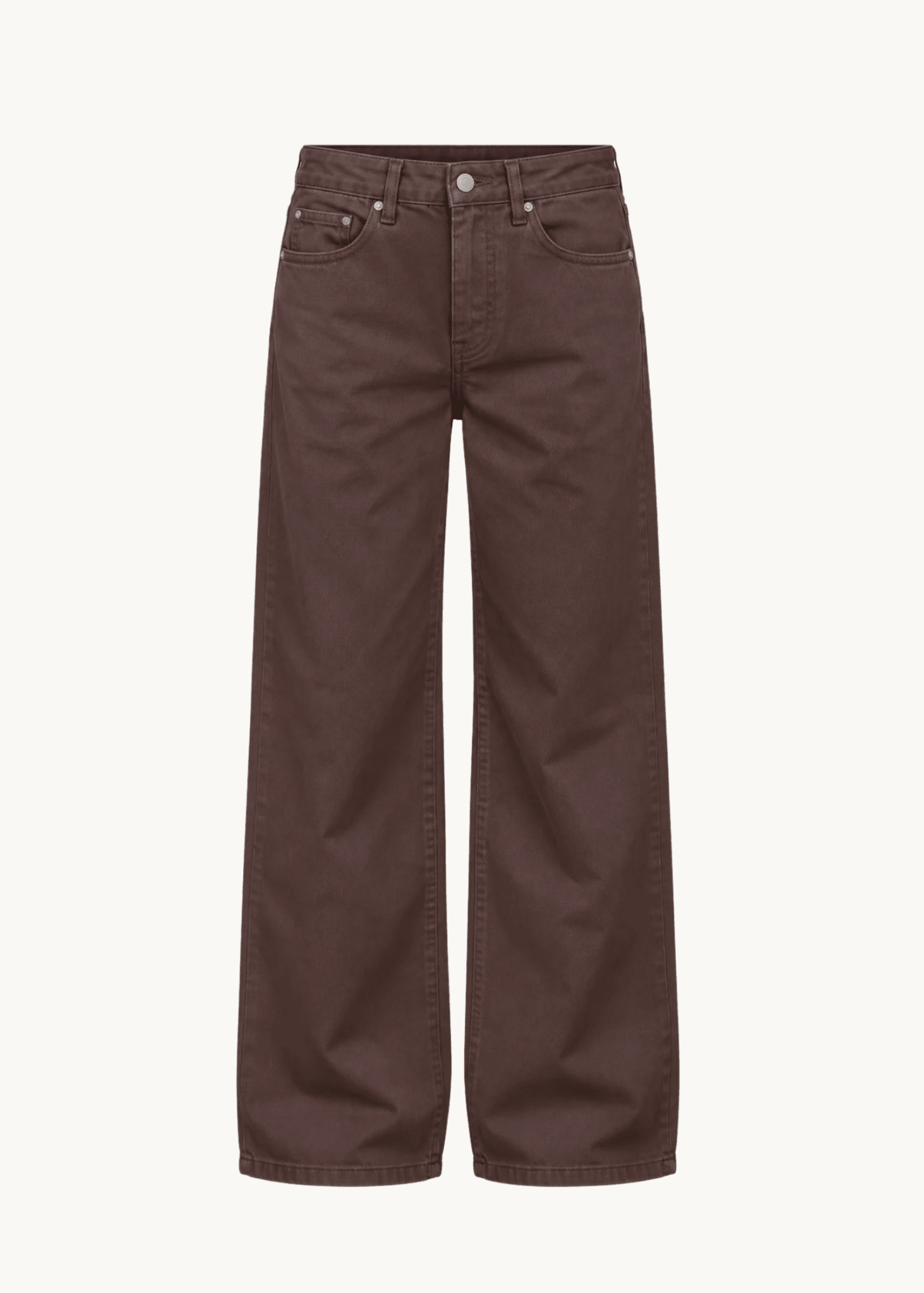 Nola Jeans - Mørkebrun - ByStenholt.dk