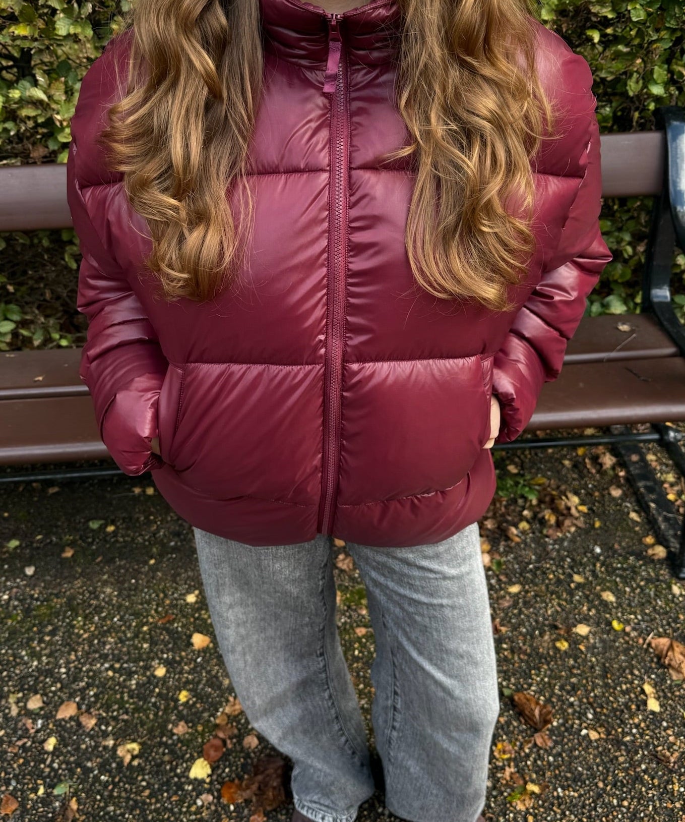 Nola Puffer Jakke - Bordeaux - ByStenholt.dk