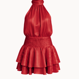 Nora Flair Mini Kjole - Rød - ByStenholt.dk