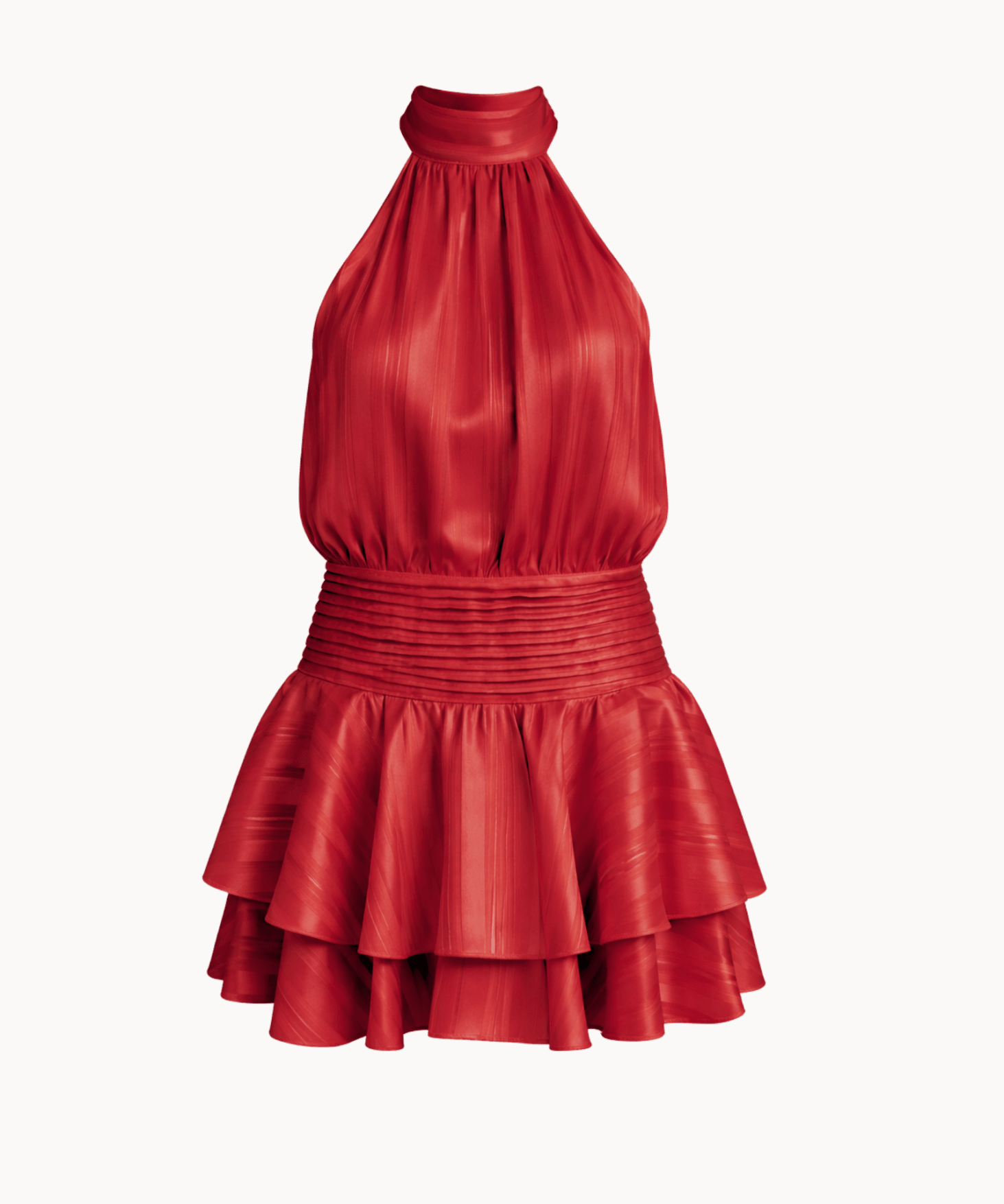 Nora Flair Mini Kjole - Rød - ByStenholt.dk