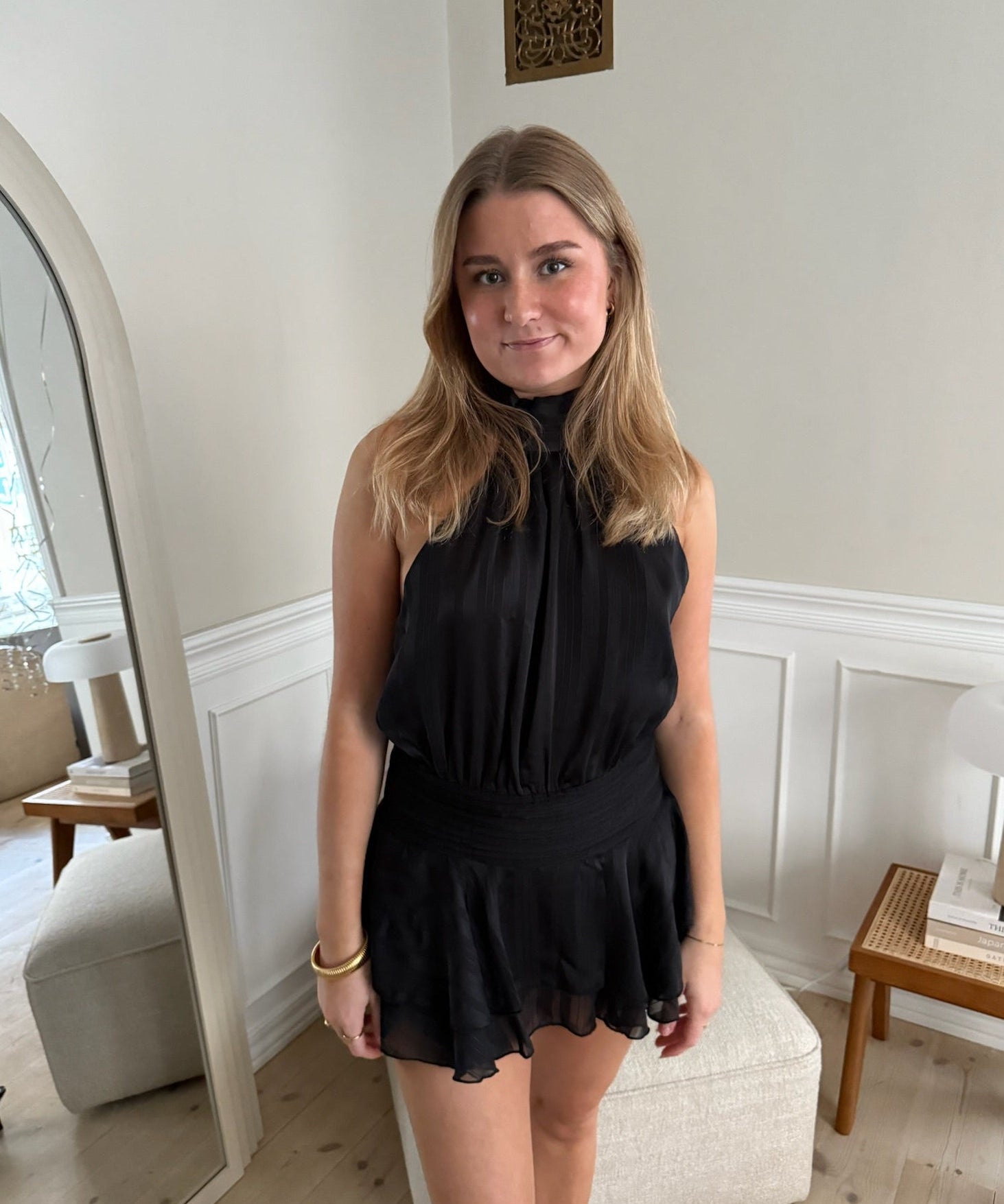 Nora Flair Mini Kjole - Sort - ByStenholt.dk