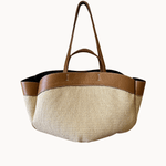 Nora Flettet Taske - Camel - ByStenholt.dk