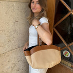 Nora Flettet Taske - Camel - ByStenholt.dk