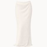 Norma Blonde Maxi Nederdel - Hvid - ByStenholt.dk