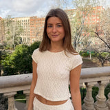 Norma Blonde T-shirt - Hvid - ByStenholt.dk