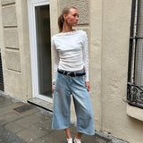 Nova Bluse med Nitter - Hvid - ByStenholt.dk