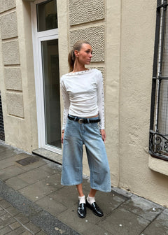 Nova Bluse med Nitter - Hvid - ByStenholt.dk