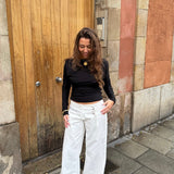 Nova Bluse med Nitter - Sort - ByStenholt.dk