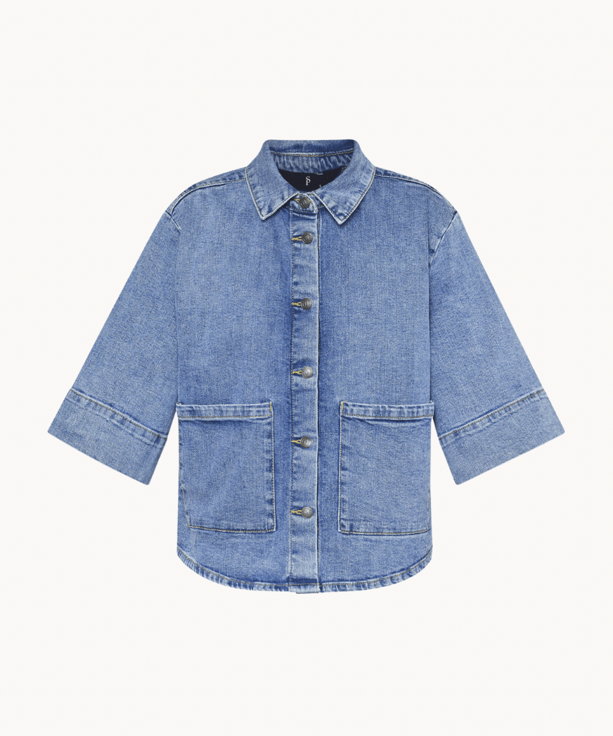 Olea Denimjakke - Mørk Denim - ByStenholt.dk