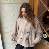 Oline Kort Coat - Camel - ByStenholt.dk
