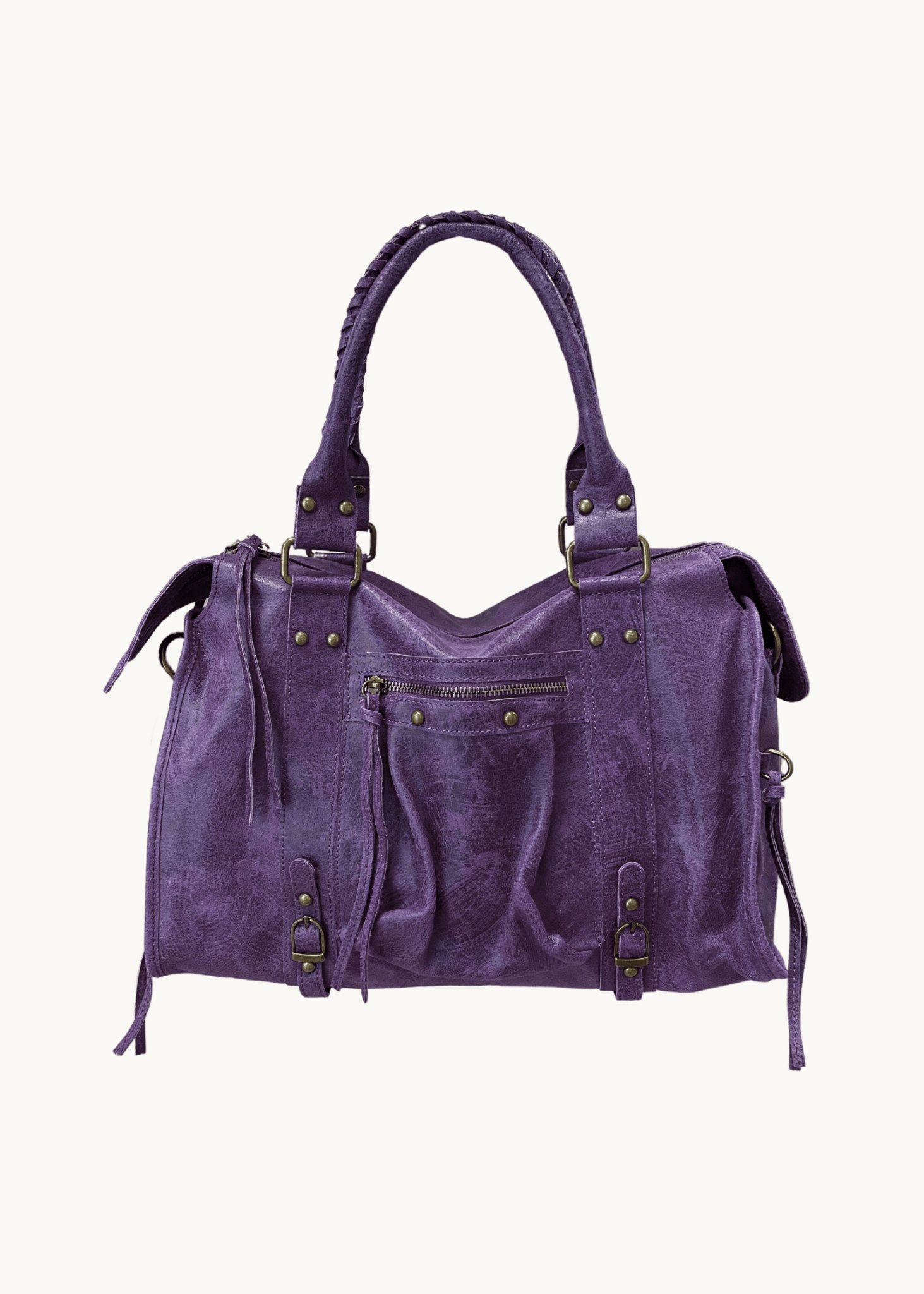 Paris Taske - Mørkelilla - ByStenholt.dk