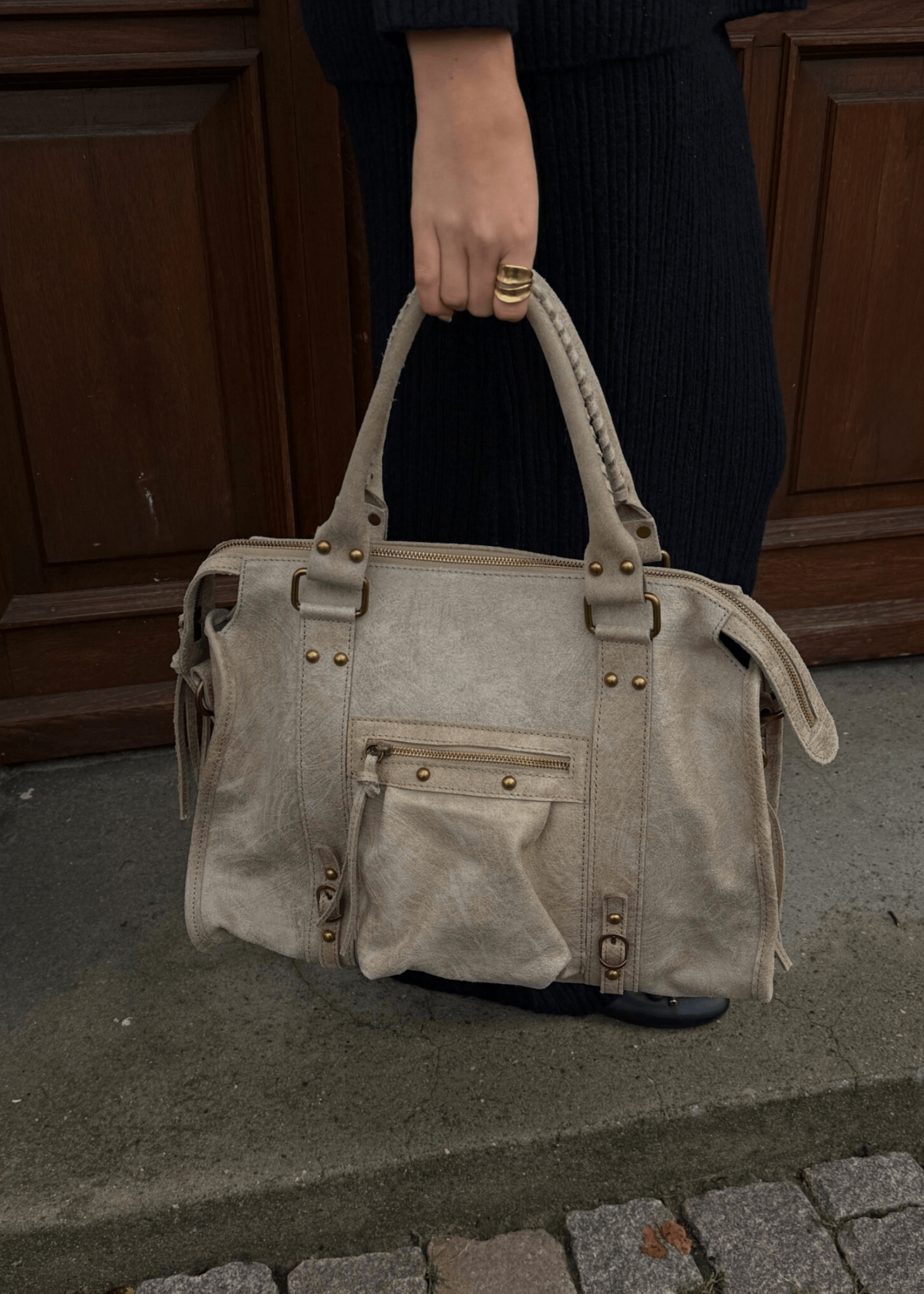 Paris Taske - Taupe - ByStenholt.dk