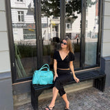 Paris Taske - Turkis - ByStenholt.dk