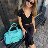 Paris Taske - Turkis - ByStenholt.dk