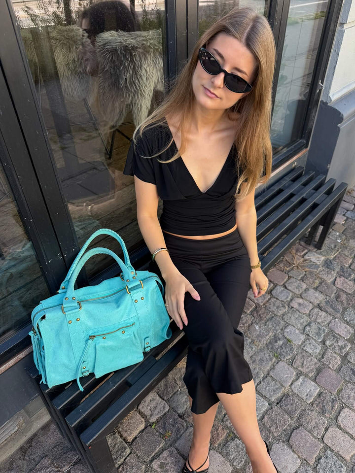 Paris Taske - Turkis - ByStenholt.dk