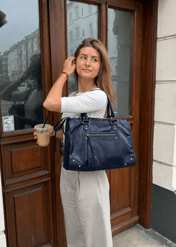 Pisa Taske - Navy - ByStenholt.dk