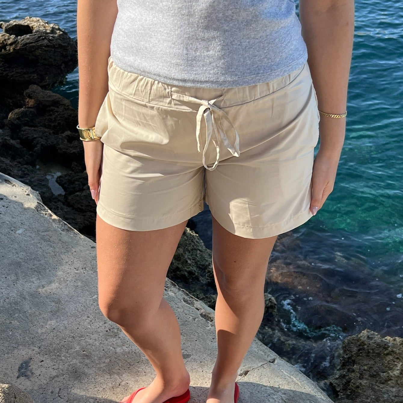 Poppy Shorts - Sand - ByStenholt.dk