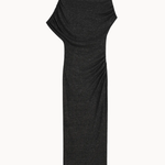 Rhea Glimmer Maxi Kjole - Sort - ByStenholt.dk