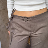 Rio Habitbukser med Metalring - Mørkebrun - ByStenholt.dk