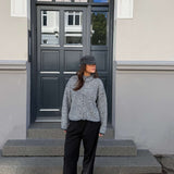 Ronja Zip Cardigan - Grå - ByStenholt.dk