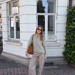 Ronja Zip Cardigan - Khaki - ByStenholt.dk