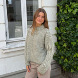 Ronja Zip Cardigan - Khaki - ByStenholt.dk