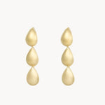 Sandra Øreringe - Guldbelagt - ByStenholt.dk