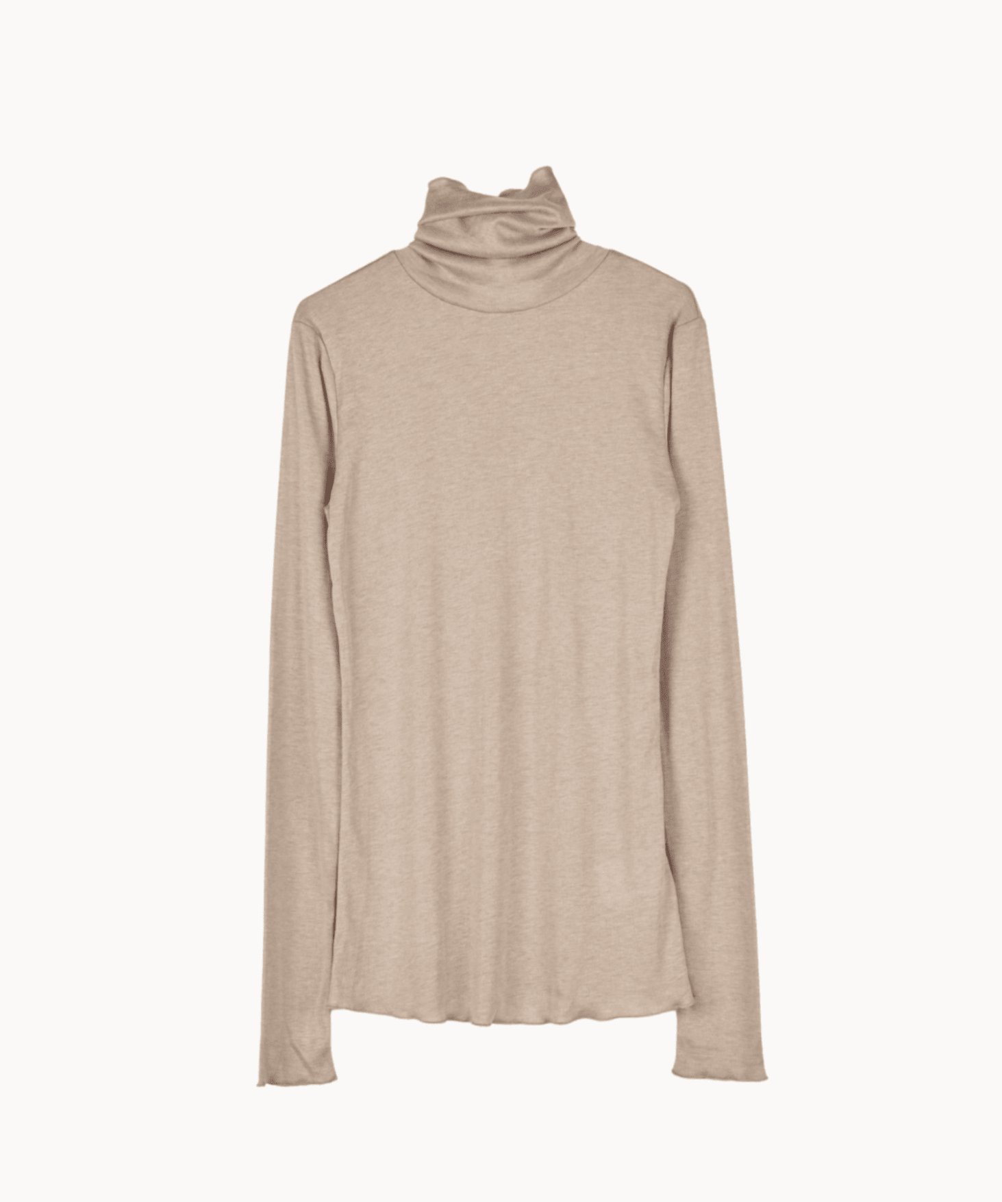 Sarah Soft Turtleneck - Beige - ByStenholt.dk