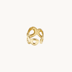 Sculpted Ring - Guldbelagt - ByStenholt.dk