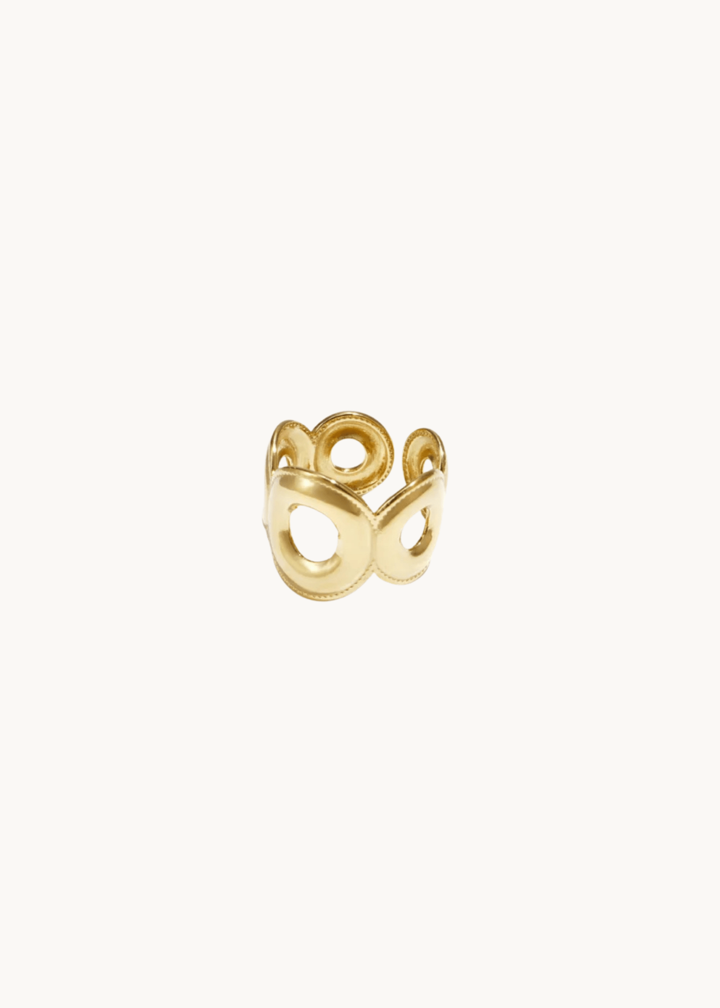 Sculpted Ring - Guldbelagt - ByStenholt.dk