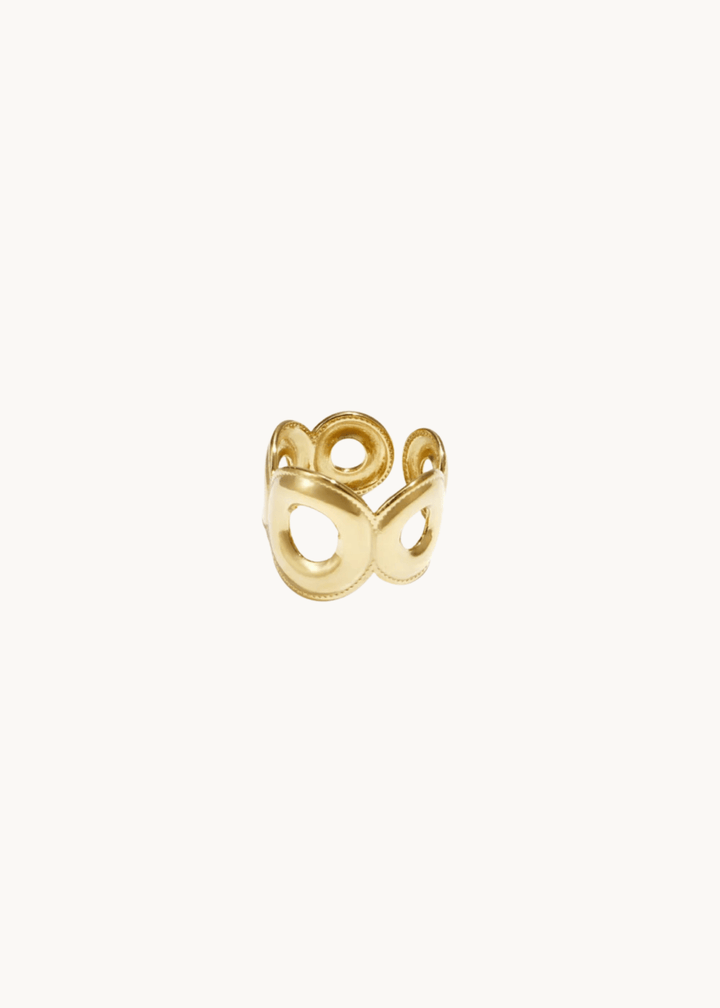 Sculpted Ring - Guldbelagt - ByStenholt.dk