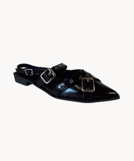 Seline Slingbacks - Sort - ByStenholt.dk