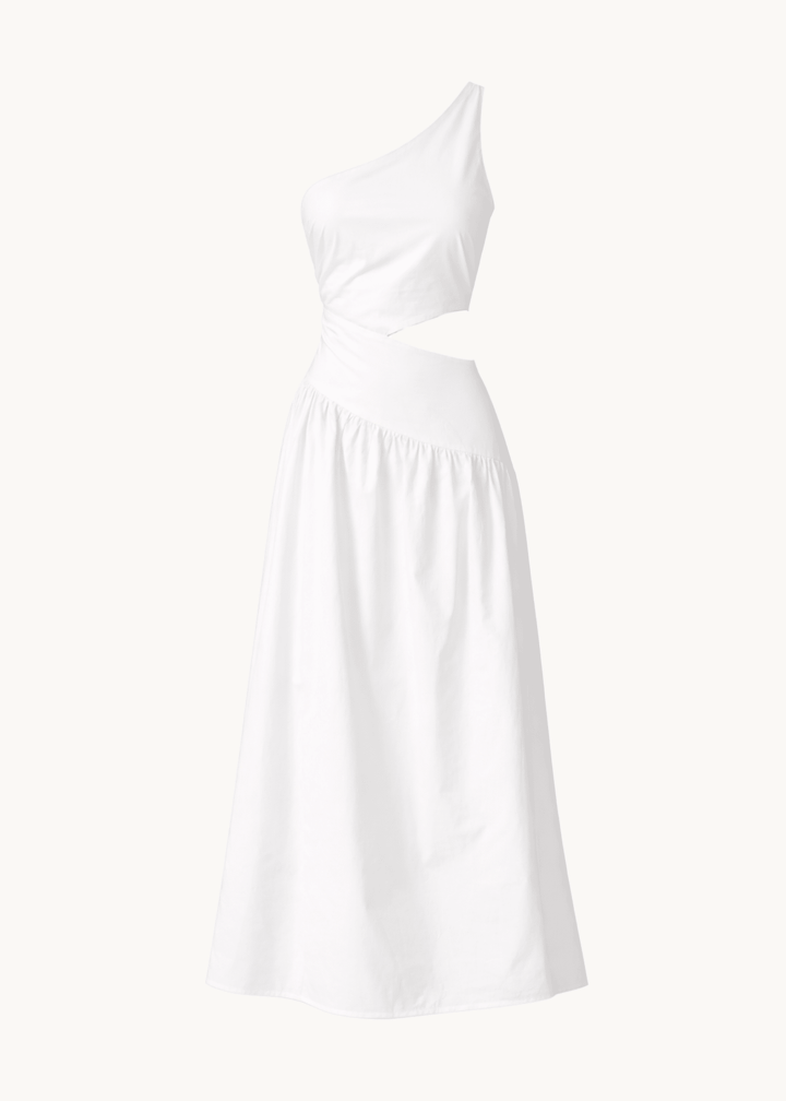 Seraphina Maxi Kjole - Hvid - ByStenholt.dk