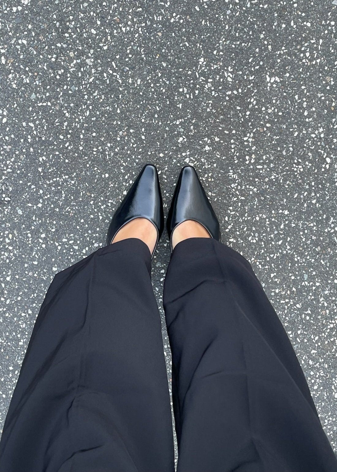 Serena Slingback Pumps - Sort - ByStenholt.dk