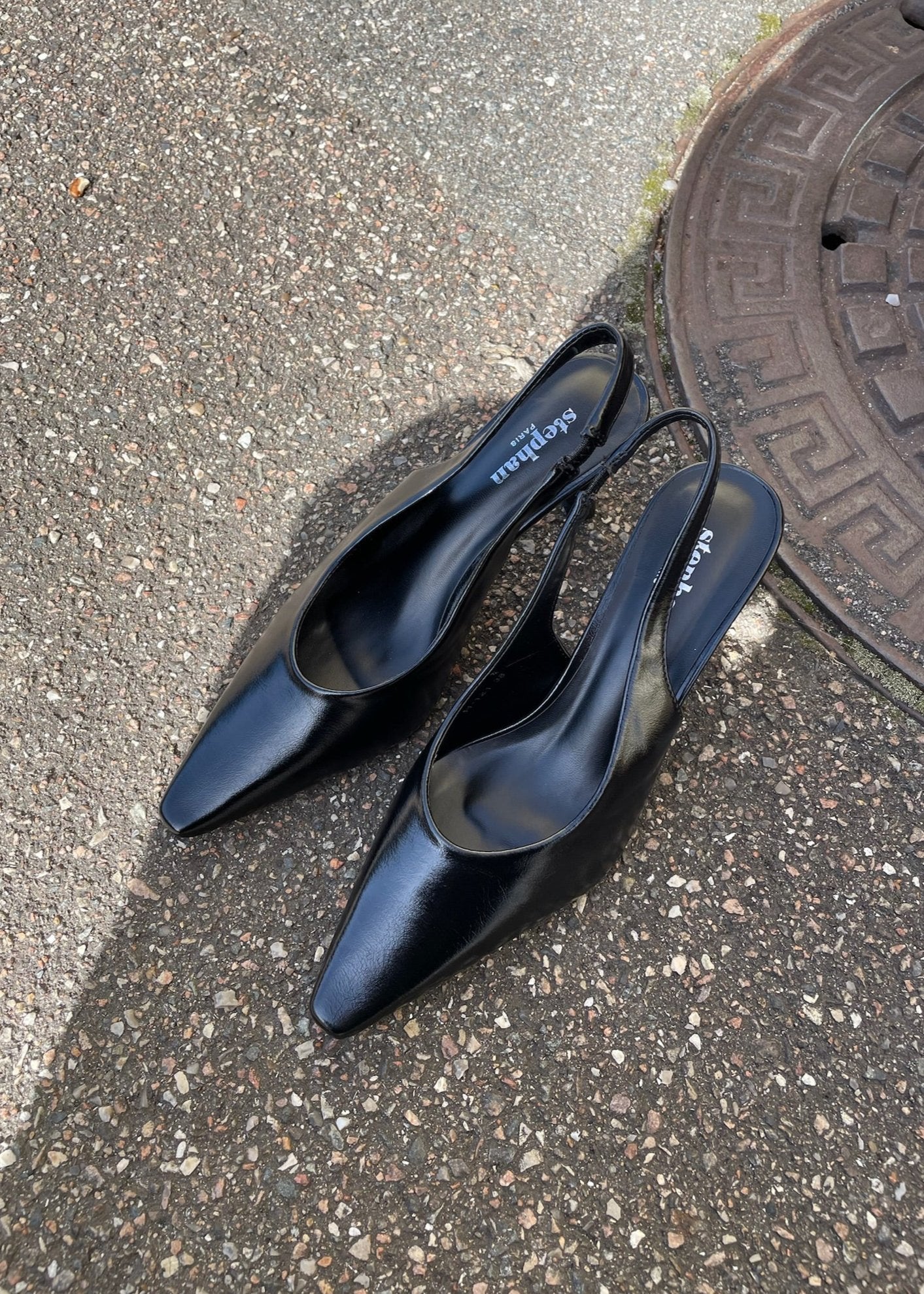 Serena Slingback Pumps - Sort - ByStenholt.dk