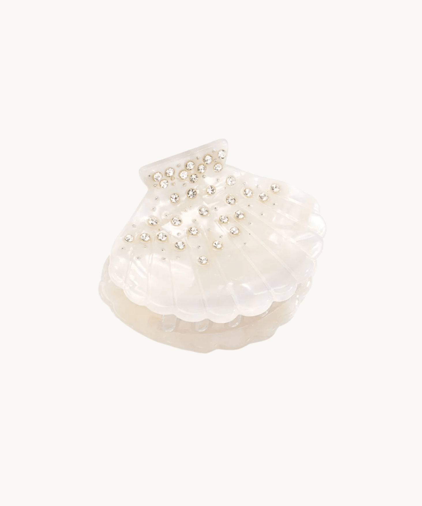 Shell Hårklemme - Creme - ByStenholt.dk