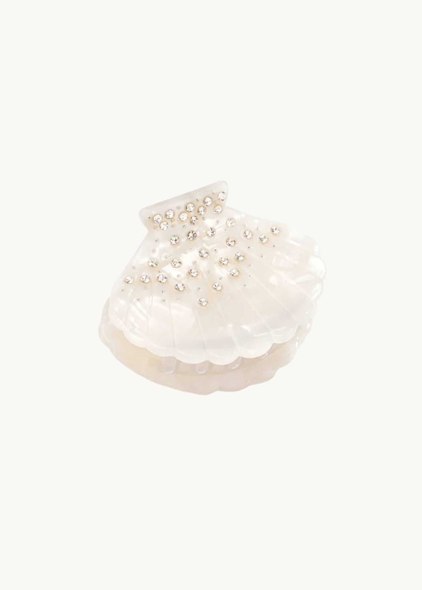 Shell Hårklemme - Creme - ByStenholt.dk