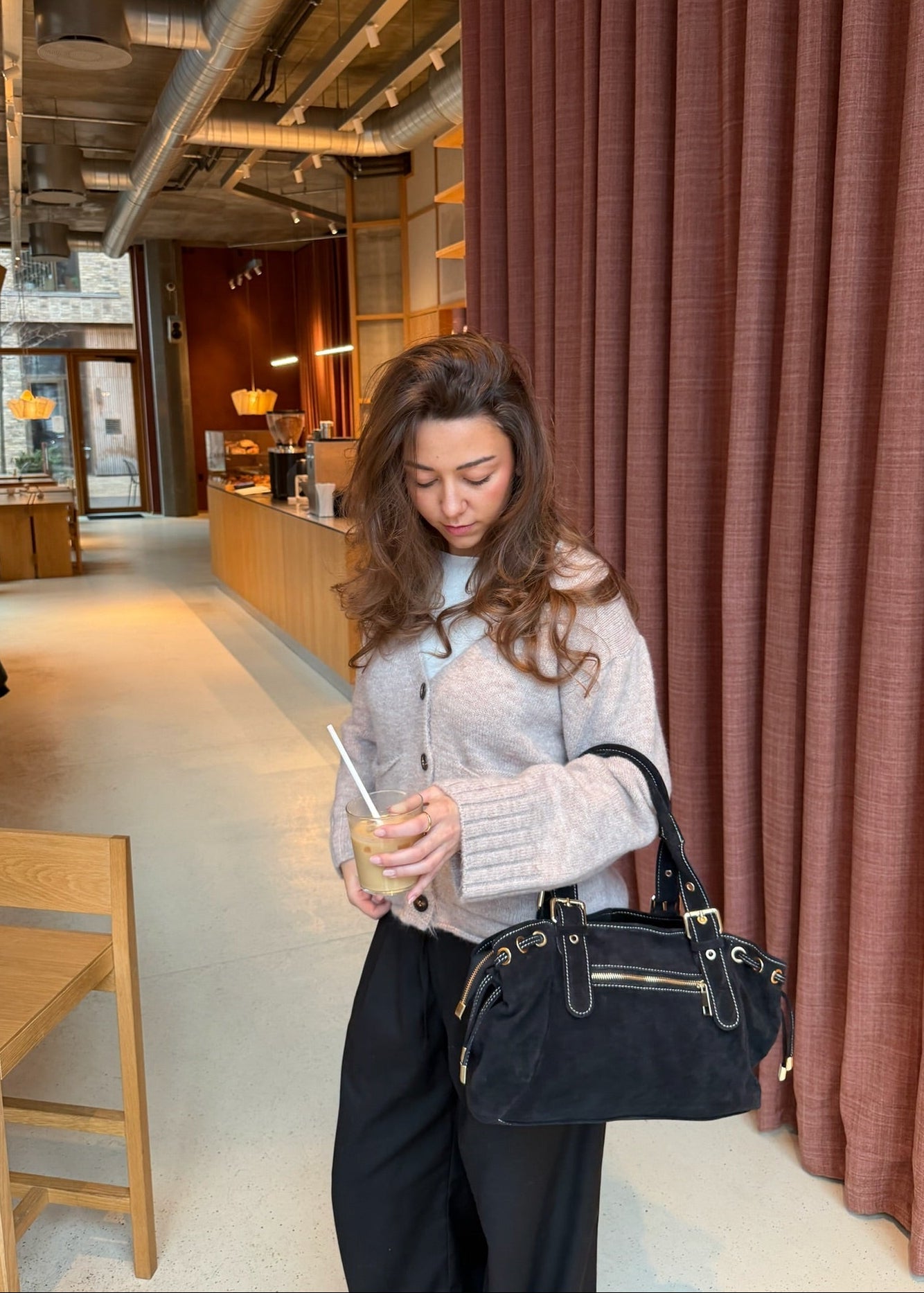 Sia Cardigan - Taupe - ByStenholt.dk